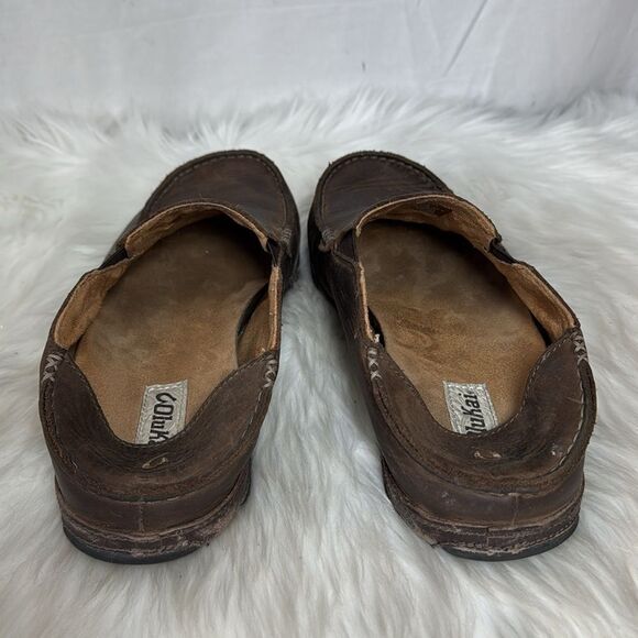 OluKai Moloa Shoe Slip On Java Nubuck Leather Sz 9.5 - Picture 3 of 7